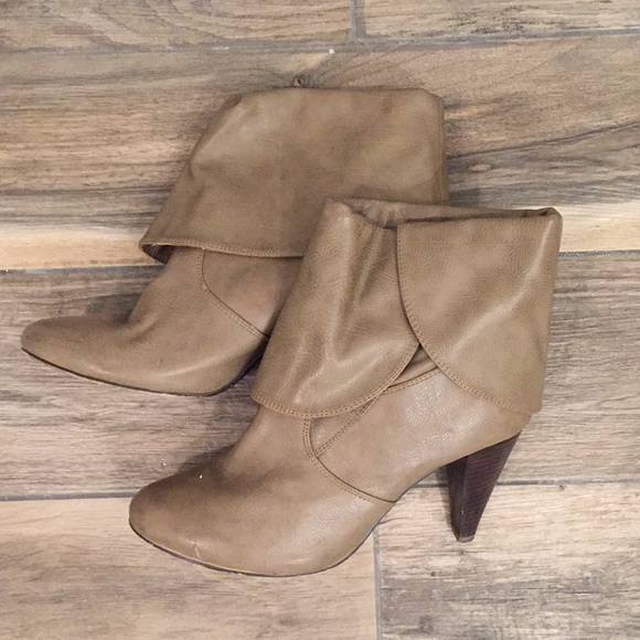 Tan Heeled Booties  - Picture 2 of 8